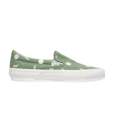 VANS OG CLASSIC SLIP-ON LX 'POLKA DOT - GREEN'