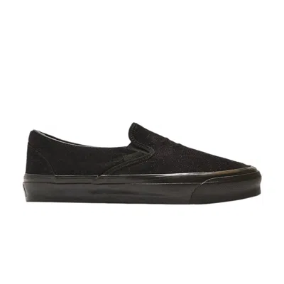 VANS OG CLASSIC SLIP-ON LX 'VELVET EMBOIDERY - LEOPARD BLACK'