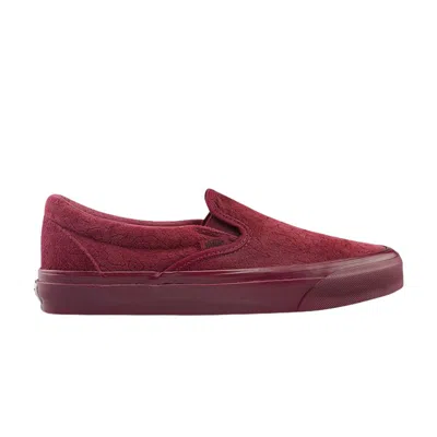 VANS OG CLASSIC SLIP-ON 'VELVET EMBROIDERY - LEOPARD POMEGRANATE'