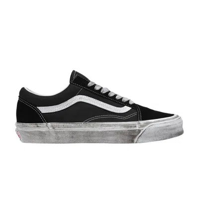 VANS OG OLD SKOOL LX 'STRESSED - BLACK WHITE'