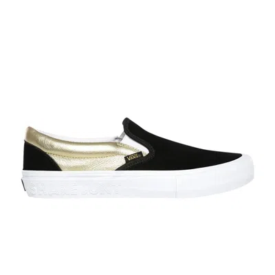 VANS SHAKE JUNT X SLIP-ON PRO 'BLACK GOLD'