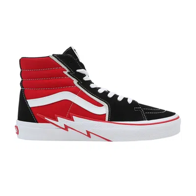 VANS SK8-HI 'BOLT - BLACK RED'