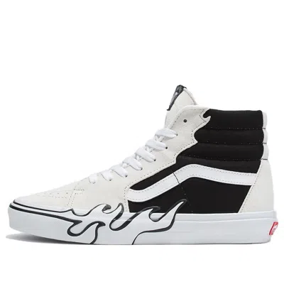 VANS Vans SK8 Hi Flame 'White Black'