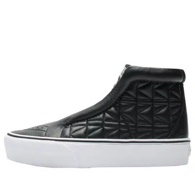 VANS Vans SK8-Hi Laceless Platform Karl Lagerfeld Quilt 'Black White'