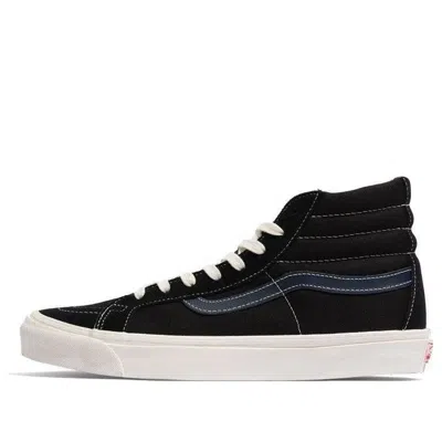 VANS Vans SK8-HI LX Suede Canvas 'Black Dress Blue'