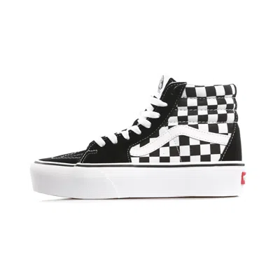 VANS SK8-HI PLATFORM 2 CHECKERBOARD/TRUE WHITE WOMEN'S HIGH SHOE