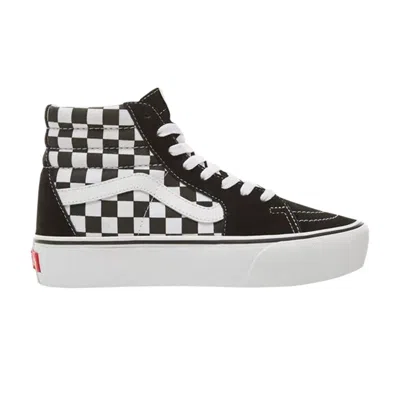 VANS SK8-HI PLATFORM 2.0 'CHECKERBOARD - BLACK WHITE'
