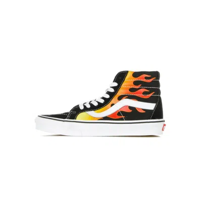 VANS SK8-HI REISSUE MEN'S HIGH SHOE (FLAME) BLACK/BLACK/TRUE WHITE