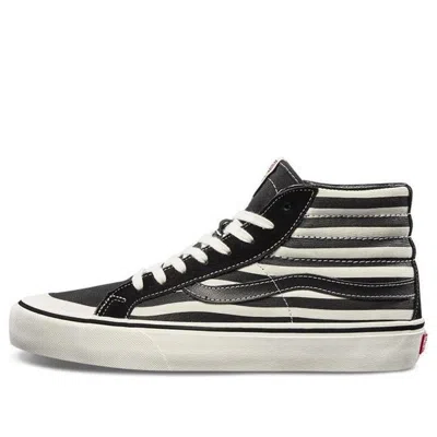 VANS Vans SK8-Hi Stripe High Top Shoes/Sneakers Unisex Black White