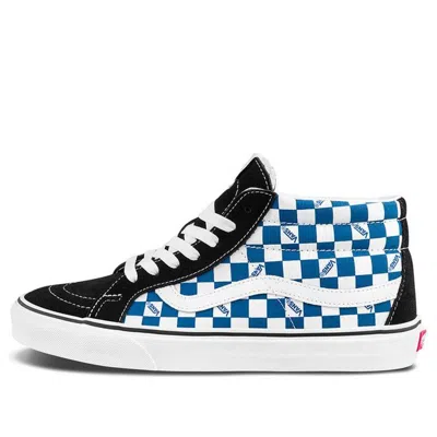 VANS Vans Sk8-mid Checkerboard Blue/White