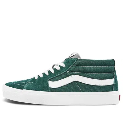 VANS Vans Sk8-Mid Classic Mid-Top Casual Skate Shoes Unisex Green