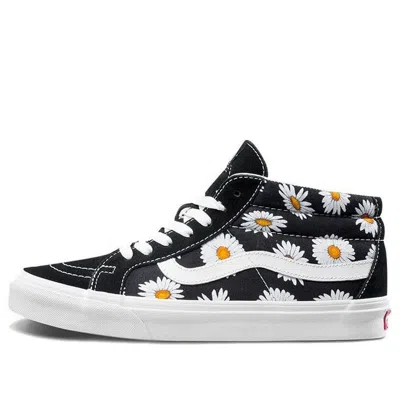 VANS Vans SK8-Mid Flower Pattern 'Black White'