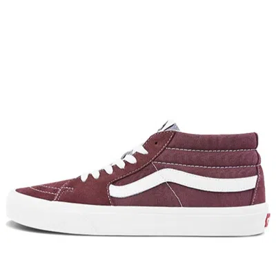VANS Vans Sk8-Mid Mid-Top Retro Skate Shoes Unisex Dark Purple