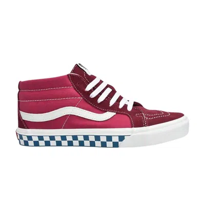 VANS SK8-MID REISSUE 'CHECKER SIDEWALL - RUMBA RED JAZZY'
