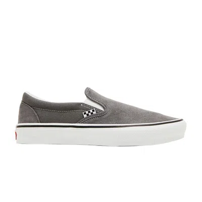 VANS SKATE SLIP-ON 'PEWTER WHITE'