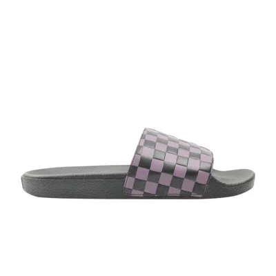 VANS SLIDE-ON 'CHECKERBOARD PLUM'