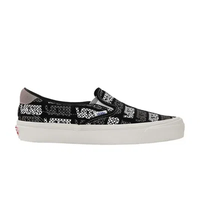VANS SLIP-ON 59 LX 'BLACK LOGO CHECKERBOARD'