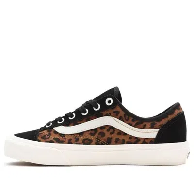 VANS Vans Suede Leopard Style 36 Deconstructions SF Shoes Brown