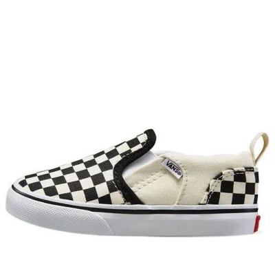 VANS (TD) Vans Asher V 'Checkers - Black Natural'