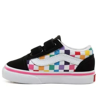 VANS (TD) Vans Old Skool V 'Rainbow Checkerboard'