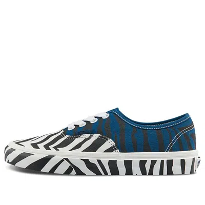 VANS Vans Unisex Authentic Animal Low-Top Sneakers White/Black/Blue