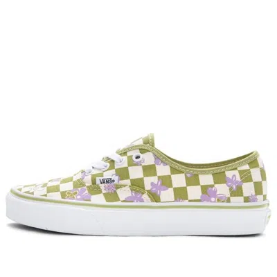 VANS Vans Wallpaper Authentic Checkered Floral 'Green White'