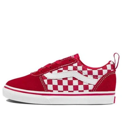 VANS Vans Ward Slip-on Shoes Red BP 'Red White'