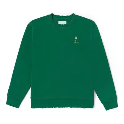 VANS (WMNS) Vans Anaheim Floral Crew Sweatshirt 'Green'