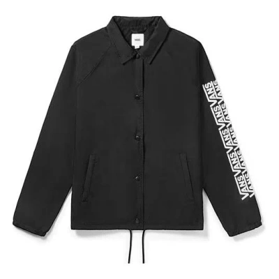 VANS (WMNS) Vans Logo Printing Coach Jacket Black