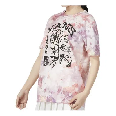 VANS (WMNS) Vans short-sleeved printed T-shirt 'Pink'