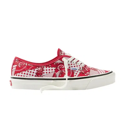 VANS WP X AUTHENTIC 44 DX 'PAISLEY PATCHWORK - RACING RED'