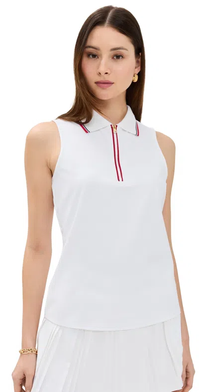 VARLEY FRITTON PERFORMANCE TANK WHITE/HAUTE RED