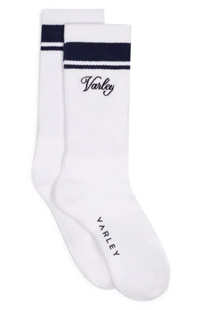 VARLEY VARLEY LAMAR CLUB STRIPE CREW SOCKS