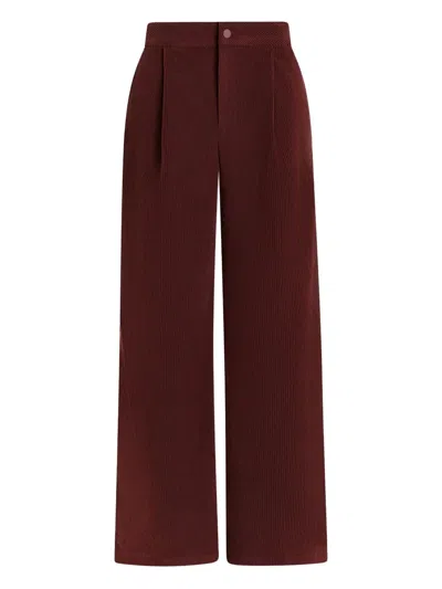 VARLEY PLEATED WIDE-LEG TROUSERS