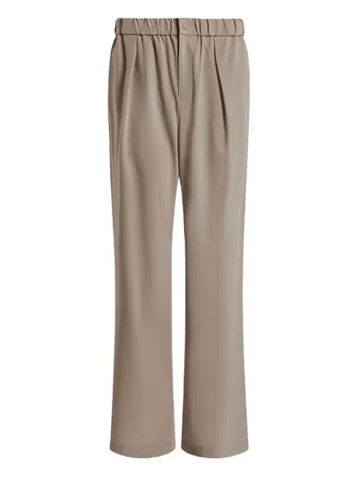 VARLEY WIDE-LEG PLEATED TROUSERS