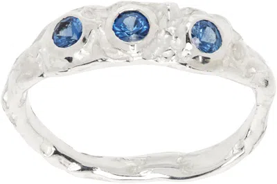 VASILIKI SILVER MONO MYCENA RING