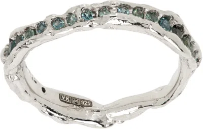 VASILIKI SSENSE EXCLUSIVE SILVER DENDROGRAMMA RING