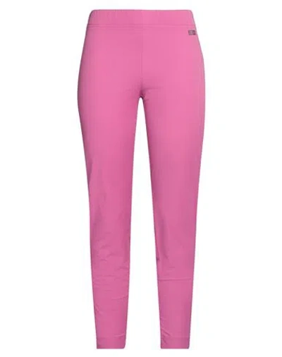 VDP COLLECTION VDP COLLECTION WOMAN PANTS FUCHSIA SIZE 6 COTTON, POLYAMIDE, ELASTANE