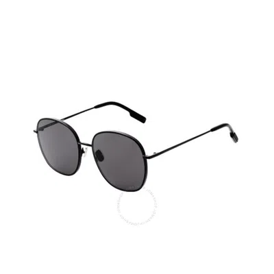 VEDI VERO VEDI VERO GREY ROUND UNISEX SUNGLASSES VVBM09 BLK 58