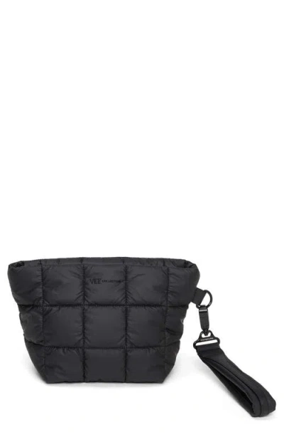 VEECOLLECTIVE VEECOLLECTIVE PORTER WATER RESISTANT QUILTED RECYCLED NYLON CLUTCH