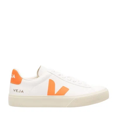 VEJA CAMPO GRAINED LEATHER SNEAKERS