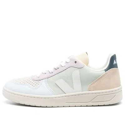 VEJA Veja V-10 Lace-Up Suede Sneakers 'Jade Pink'