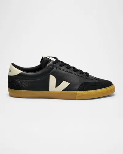 VEJA VOLLEY BICOLOR LOW-TOP SNEAKERS