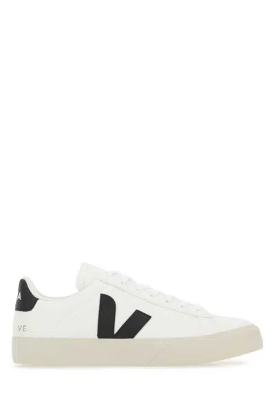 VEJA WOMEN WHITE LEATHER CAMPO SNEAKERS, 8.5 LUXURY SNEAKERS FOR WOMEN DARVEYS