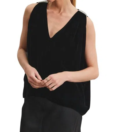 VELVET BY GRAHAM & SPENCER ADELLE TOP IN BLACK