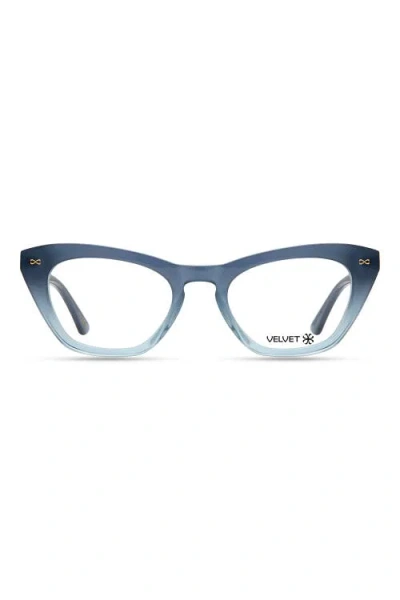 VELVET EYEWEAR VELVET EYEWEAR STEVIE 51MM CAT EYE OPTICAL GLASSES