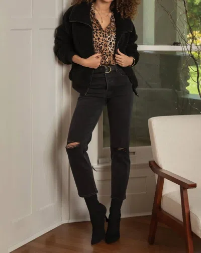 VELVET HEART KALENI HIGH RISE DENIM IN BLACK