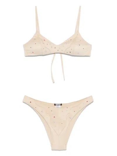VENUJA STUD-EMBELLISHED BIKINI