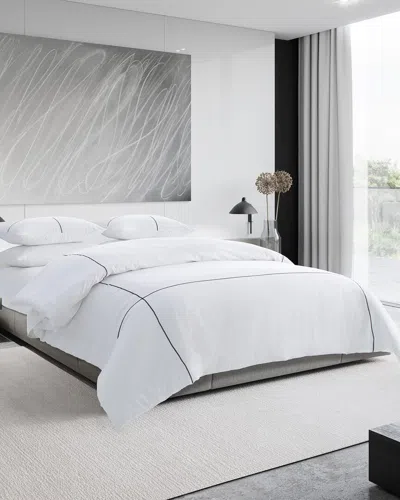 VERA WANG VERA WANG ZIG ZAG COMFORTER/SHAM SET