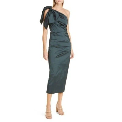 VERONICA BEARD $798 VERONICA BEARD BELIS DRESS IN EMERALD